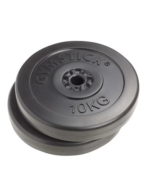 Gymstick 2 x 10kg Vinyl Plates