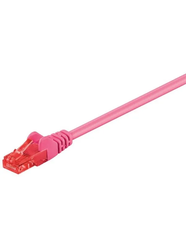 Pro LAN CAT 6 U/UTP - Rosa - 1m