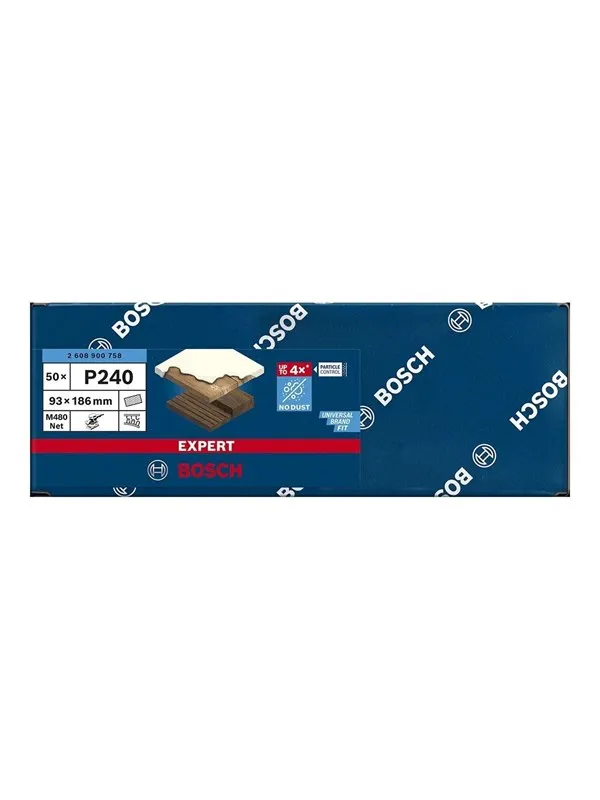 Bosch SLIBEBLAD PLAN 93X186MM NET K240 50 STK