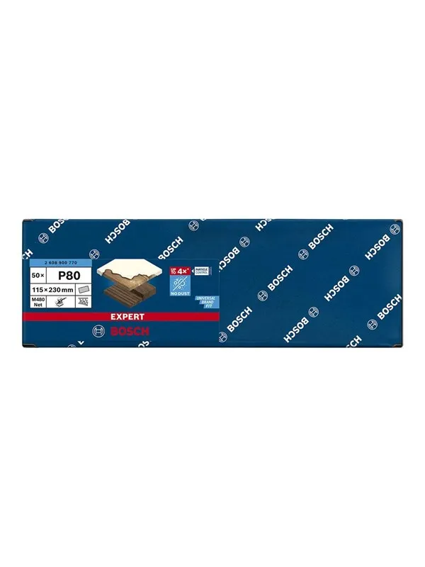 Bosch SLIBEBLAD PLAN 115X230MM NET K80 50 STK