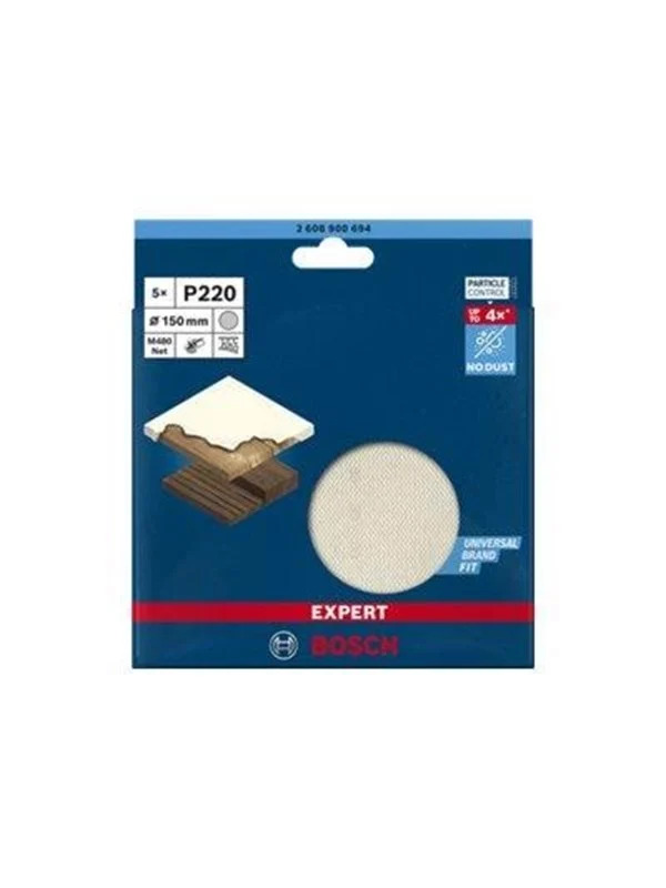 Bosch SLIBEBLAD EXC 150MM NET K220 5 STK