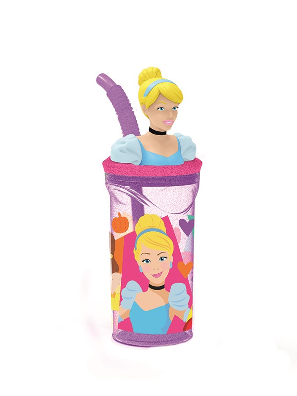 Euromic DISNEY PRINCESS 3D figurine tumbler bottle 360 ml