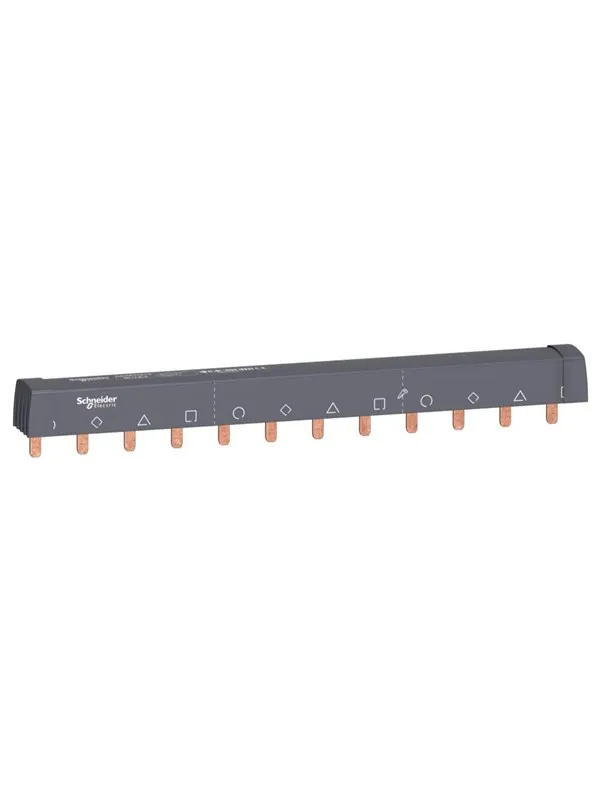 Schneider Electric Acti9 comb busbar - 3l+n - 18 mm pitch - 12 modules - 100 a
