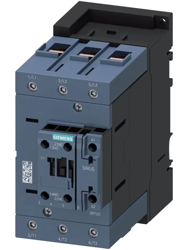 Siemens Contactor ac-3 45 kw/400 v 1 no+1 nc 230 v ac/50 hz 3-pole 3rt2046-1ap00