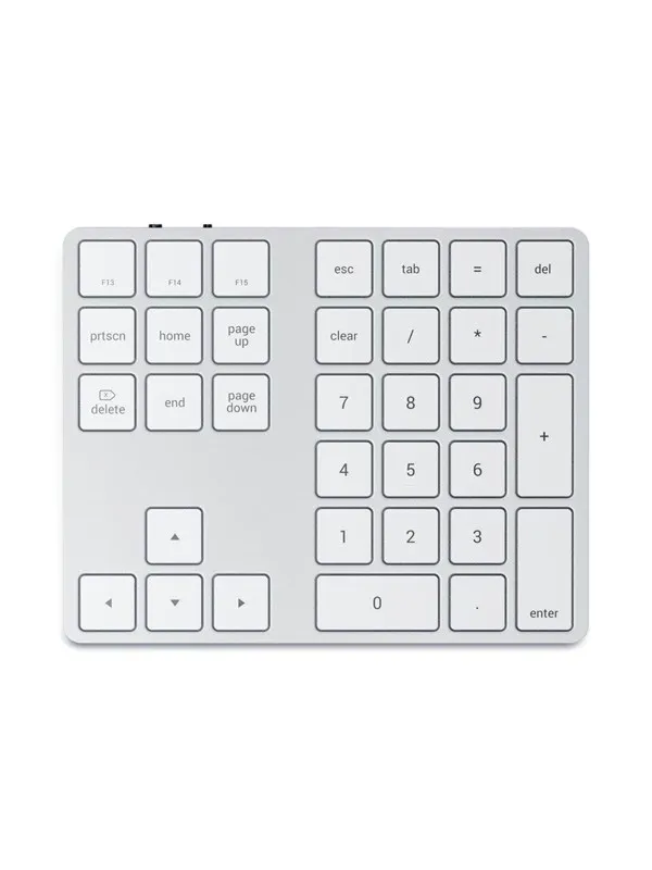 Satechi Bluetooth Extended Keypad - Numpad - Sølv