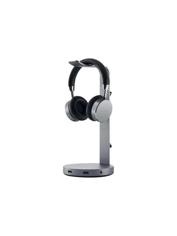 Satechi Aluminum Headphone Stand with built in USB Hub