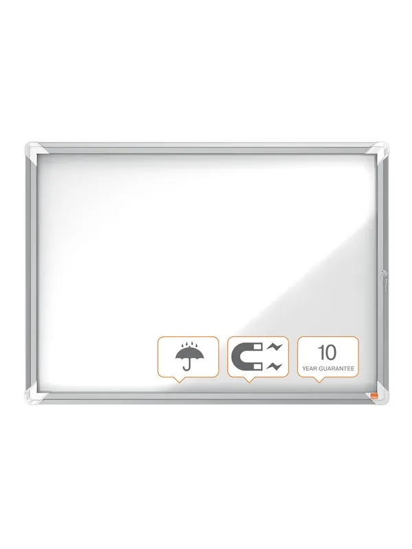 Nobo Premium Plus utendørs magnetisk låsbar tavle 8xA4