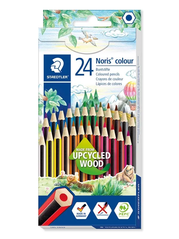 Staedtler Colour.pencil Noris 24ct  100% PEFC