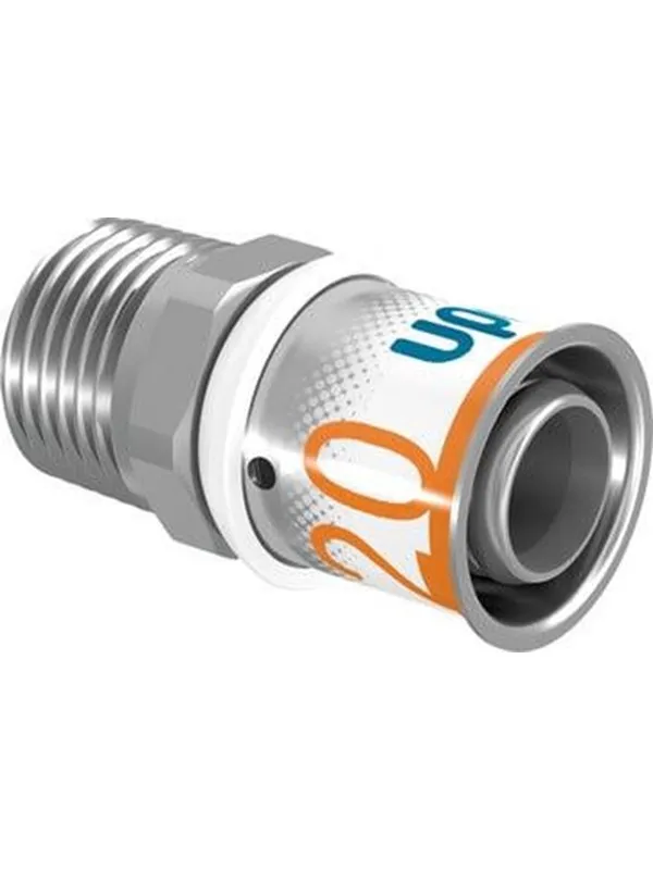 Uponor s-press plus adapter male thread 20 mm x 12