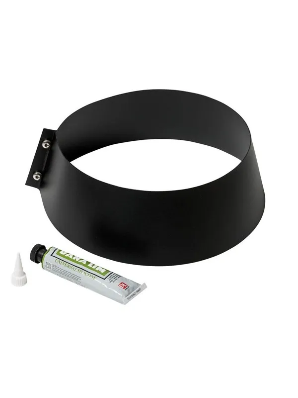 Metalbestos storm collar ø250/150 black with silicone