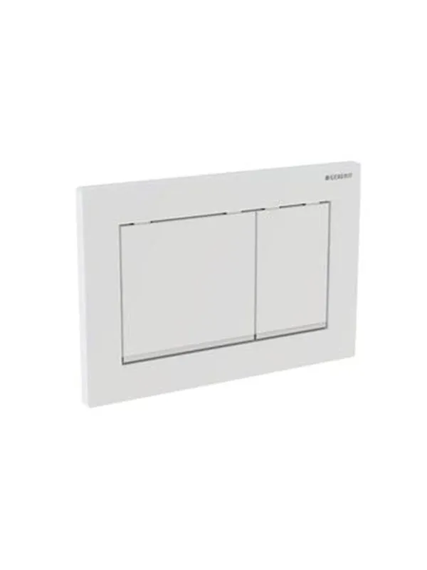 Geberit actuator plate omega30 for dual flush: white / brigh