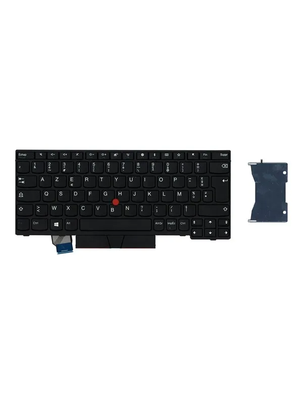 Lenovo - notebook replacement keyboard - with Trackpoint - France - black - Bærbart tastatur - til utskifting - Fransk - Svart