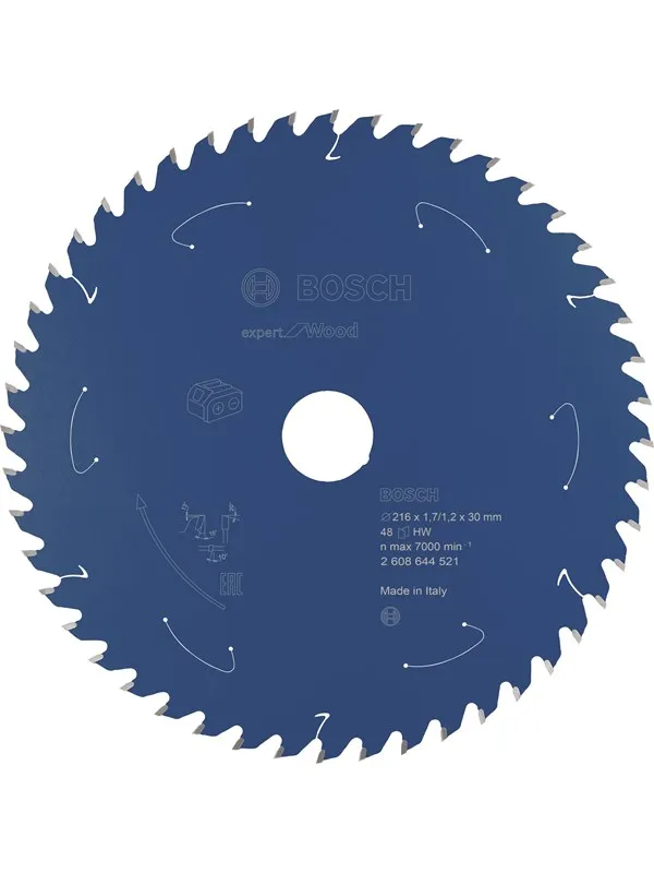 Bosch Expert for Wood-sirkelsagblad for batteridrevne sager 216x1,7/1,2x30 T48