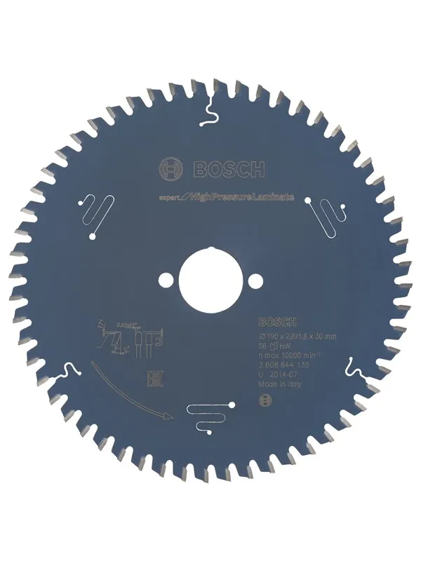 Bosch Sirkelsagblad Expert for High Pressure Laminate 190 x 30 x 2,6 mm, 56