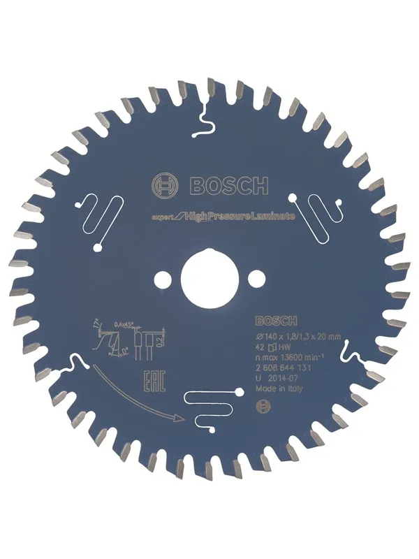 Bosch Sirkelsagblad Expert for High Pressure Laminate 140 x 20 x 1,8 mm, 42