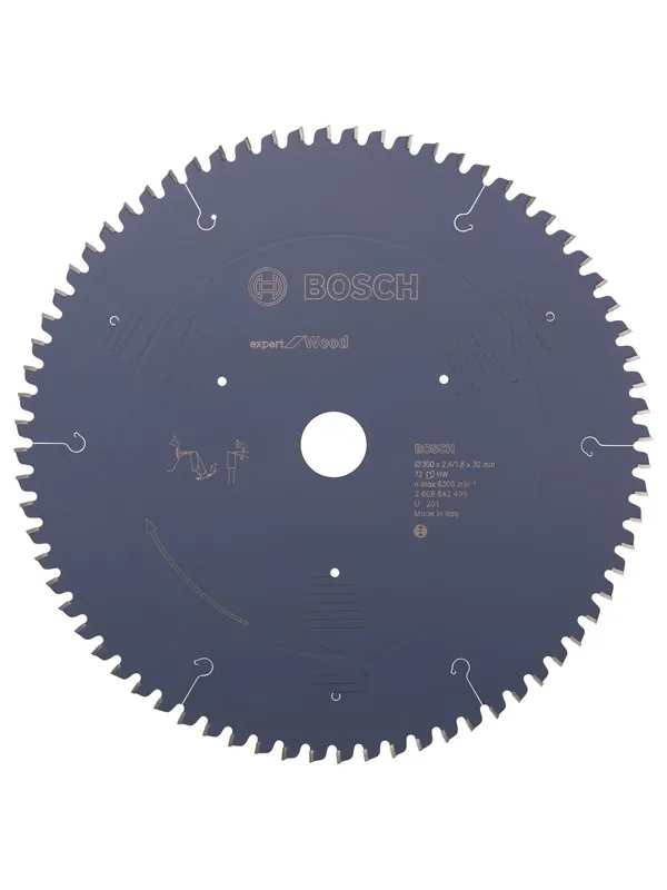 Bosch Sirkelsagblad Expert for Wood 300 x 30 x 2,4 mm, 72