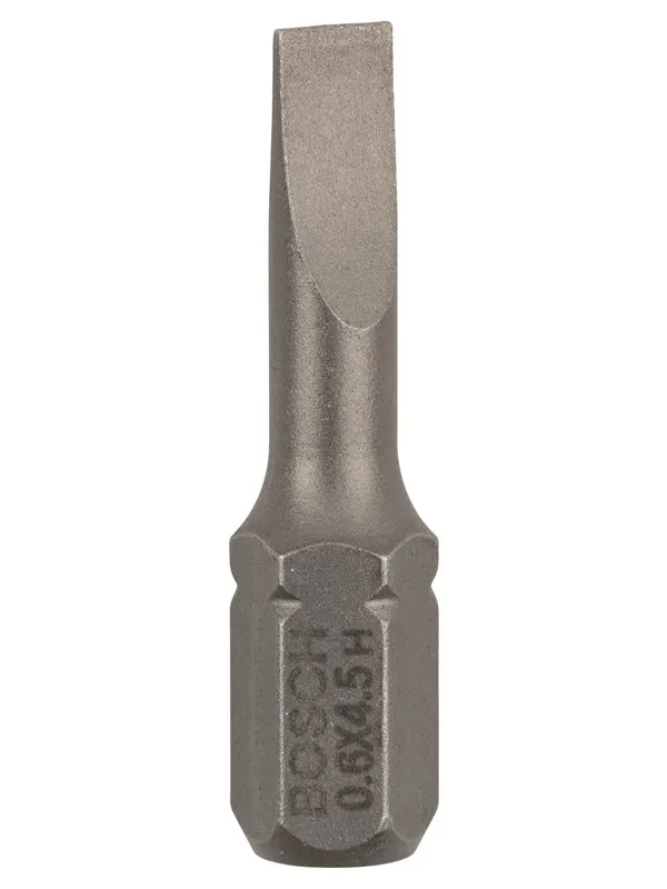Bosch Skrutrekkerbits, ekstra hard S 0,6x4,5, 25 mm