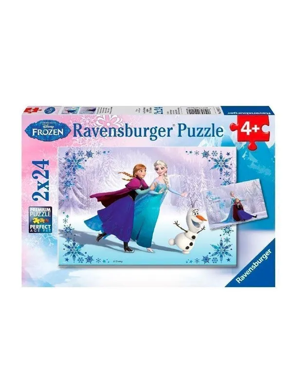 Ravensburger Disney Frozen Puzzle: Sisters forever 2x24pcs