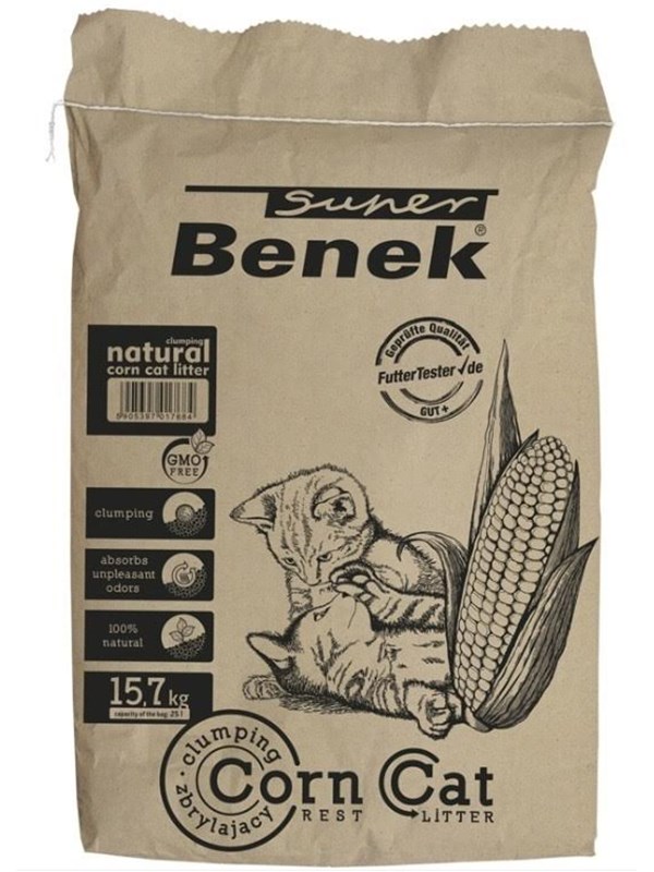 Certech Classic Corn Cat Litter Natural Clumping 25L