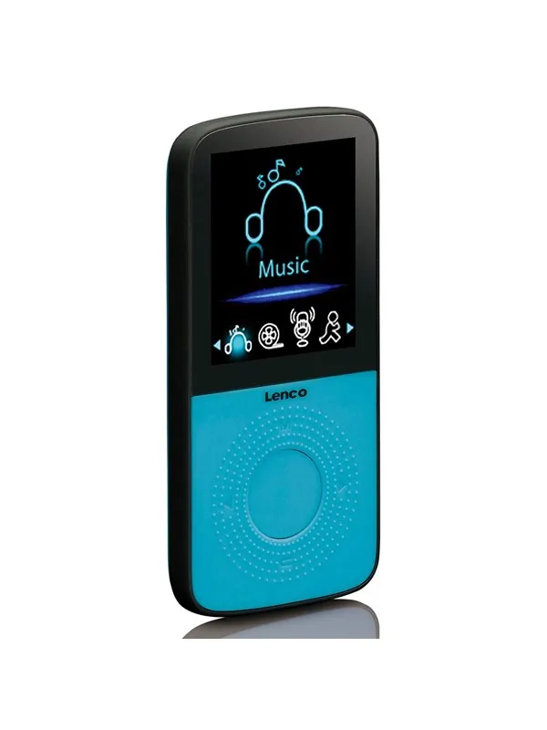 Lenco PODO-153BU - Sport MP3/4 Player with Pedometer Sport Earplugs and Sport Wristband - Blue - MP3-spiller 4 GB