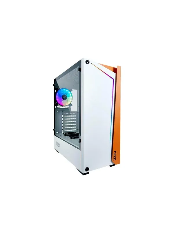 AZZA Apollo 430 - mid tower - ATX - Kabinett - Tower - Hvit