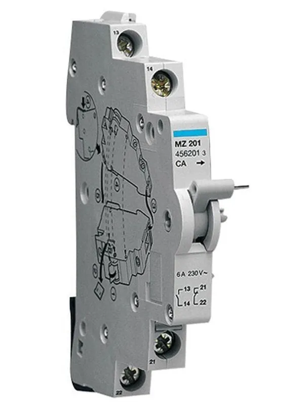 Hager Auxiliary contact 1c+1o 6a 240vac