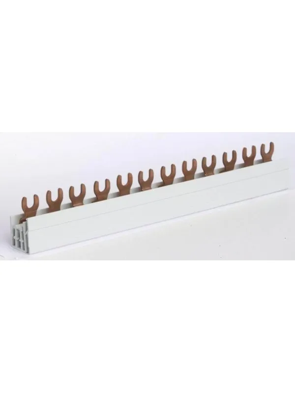 Hager Insulated busbar 4p 63a fork 10mm2 12m