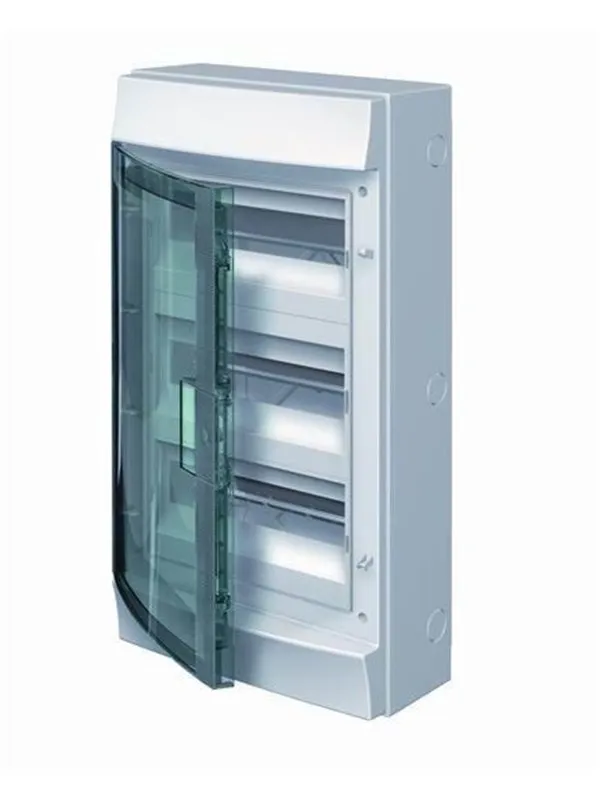 ABB Consumer units 36m 3f w/transparent door