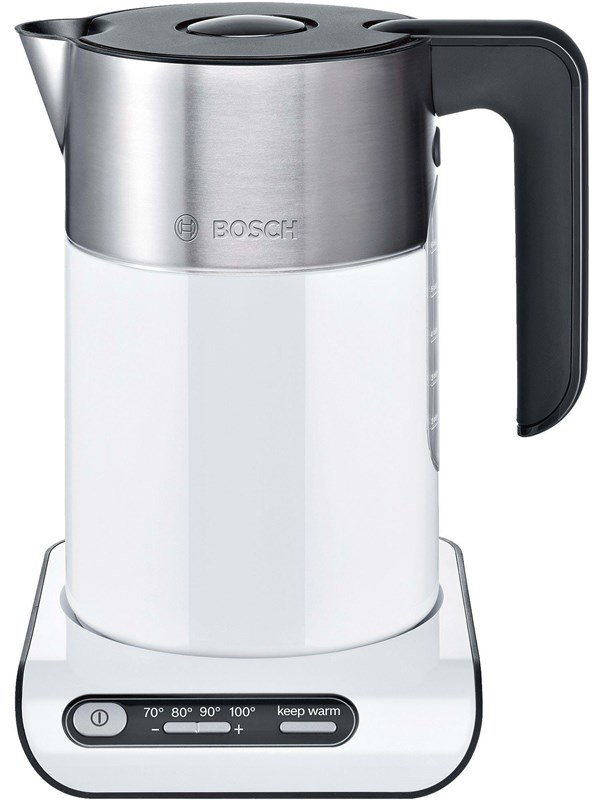 Bosch Vannkoker Styline TWK8611P - Hvit/antrasitt - 2400 W
