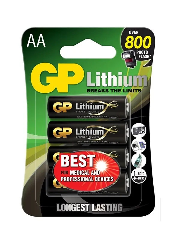 GP 15LF-2U4 1.5V Lithium