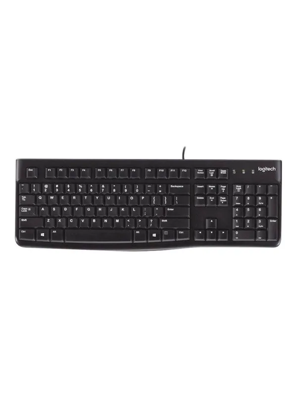 Logitech K120 Corded Keyboard - US - Tastatur - Engelsk (USA) - Svart