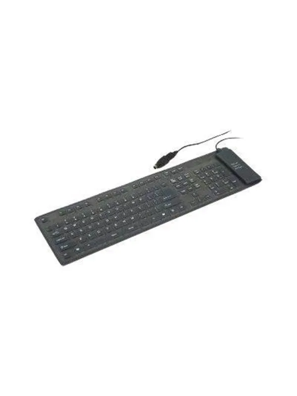 Gembird KB-109F-B - keyboard - US - black - Tastatur - Engelsk (USA) - Svart