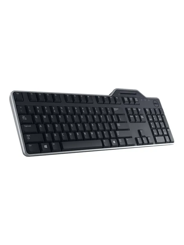 Dell KB813 Smartcard - keyboard - US / European (QWERTY) - Tastatur - Engelsk - Svart