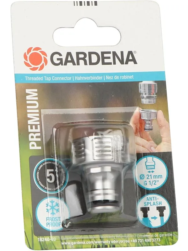 Gardena Premium krankobling 21 mm (G 1/2")