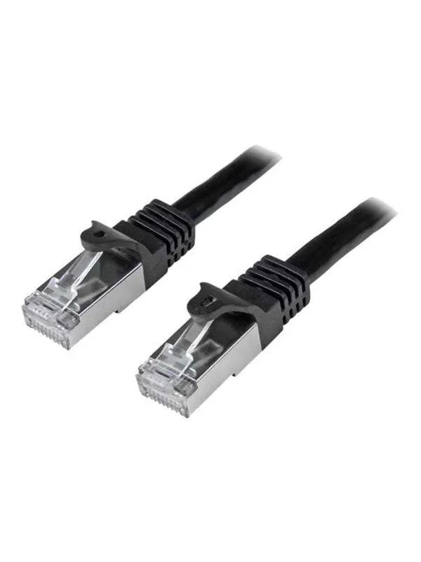 StarTech.com 3m Black Cat6 / Cat 6 Shielded (SFTP) Patch Cable 3 m - patchkabel - 3 m - sort