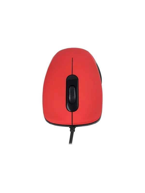 MODECOM MC-M10S - Mus - Optisk - 3 knapper - Rød