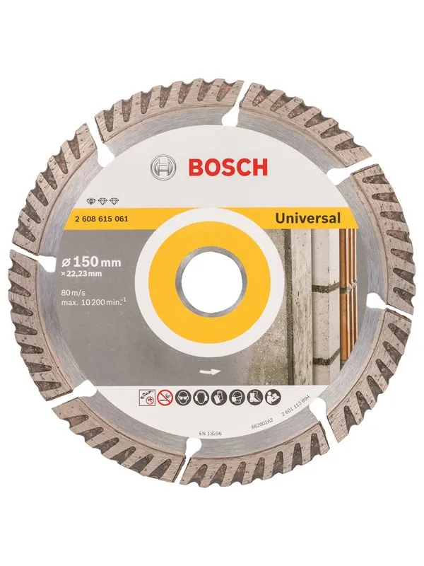 Bosch Diamantkappeskive Standard for Universal 150x22.23 150x22.23x2.4x10mm