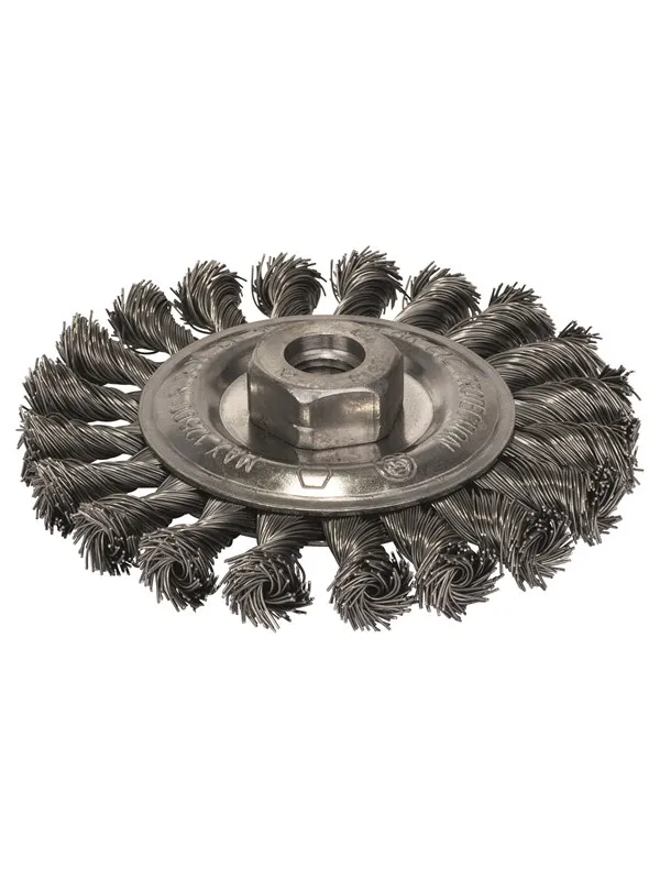 Bosch Skivebørste i stål, vridd, 115, stål 115 mm, 0,5 mm, 12 mm, M14