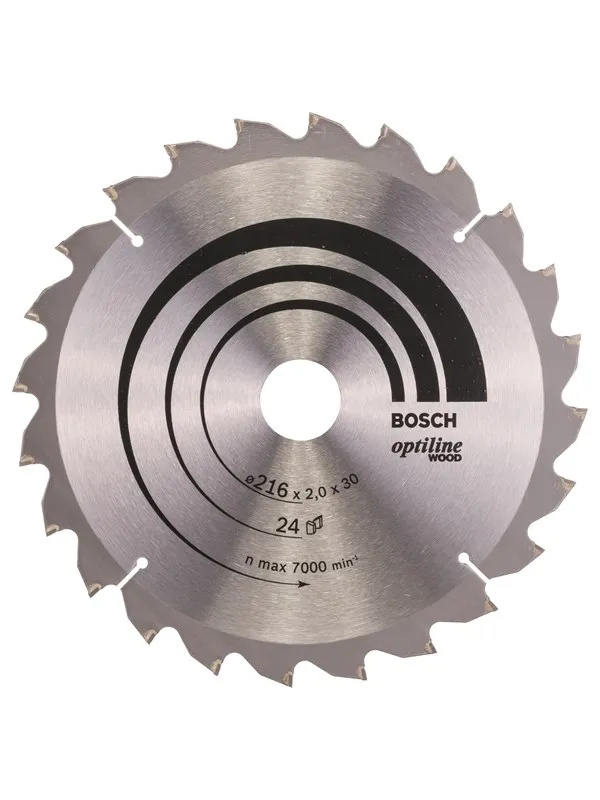 Bosch Sirkelsagblad Optiline Wood 216 x 30 x 2,0 mm, 24