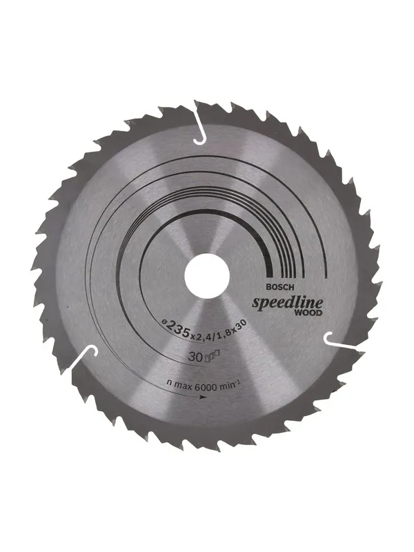 Bosch Sirkelsagblad Speedline Wood 235 x 30/25 x 2,4 mm, 30