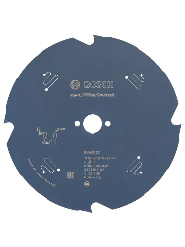 Bosch Expert for Fibre Cement sirkelsagblad 190 x 20 x 2,2 mm, 4