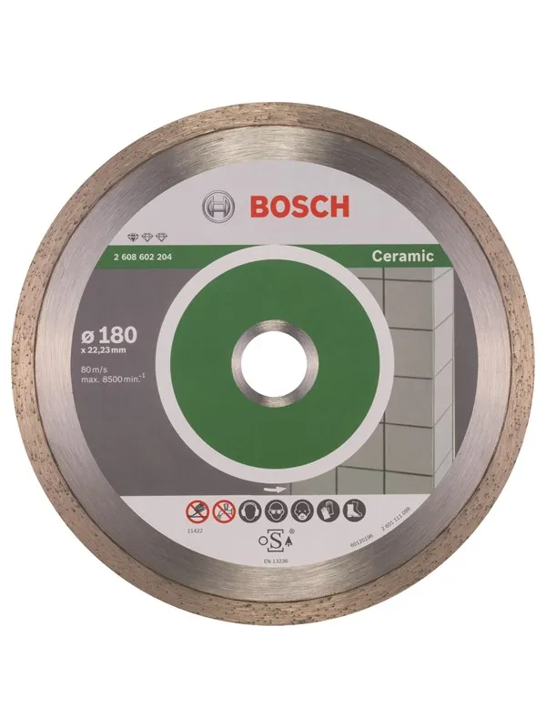 Bosch Diamantkappeskive standard for Ceramic 180 x 22,23 x 1,6 x 7 mm