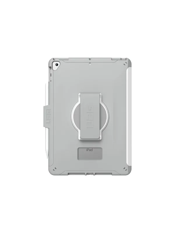 UAG Rugged Case for iPad 10.2-in (9/8 Gen 2021/2020) w/HS - Scout White/Grey