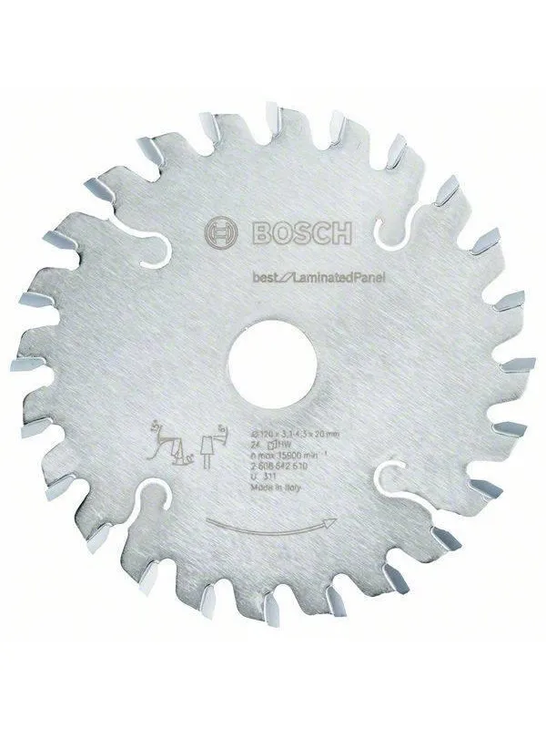 Bosch Circular Saw Blade 120 x 2.2 x 20 mm 24T Best for Laminated Panel