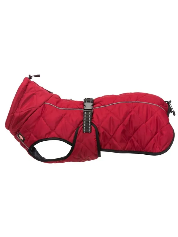 Trixie Minot Dog Coat Red Size L Stomach Circum: 60-83cm Back Length: 55cm