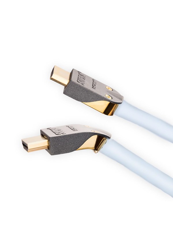 Supra HDMI  2.1 - 0.5 - Blå - 8K - Kabel med avtakbart kontaktdeksel