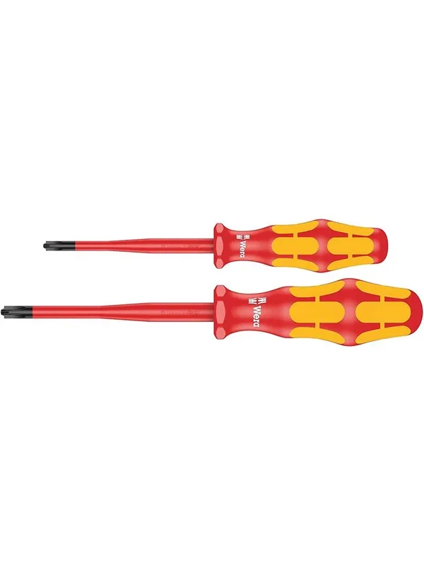Wera 165 iS PZ/S # 1 + 2 Screwdriver set Kraftform Plus series 100. With reduced blade diameter 2 pieces