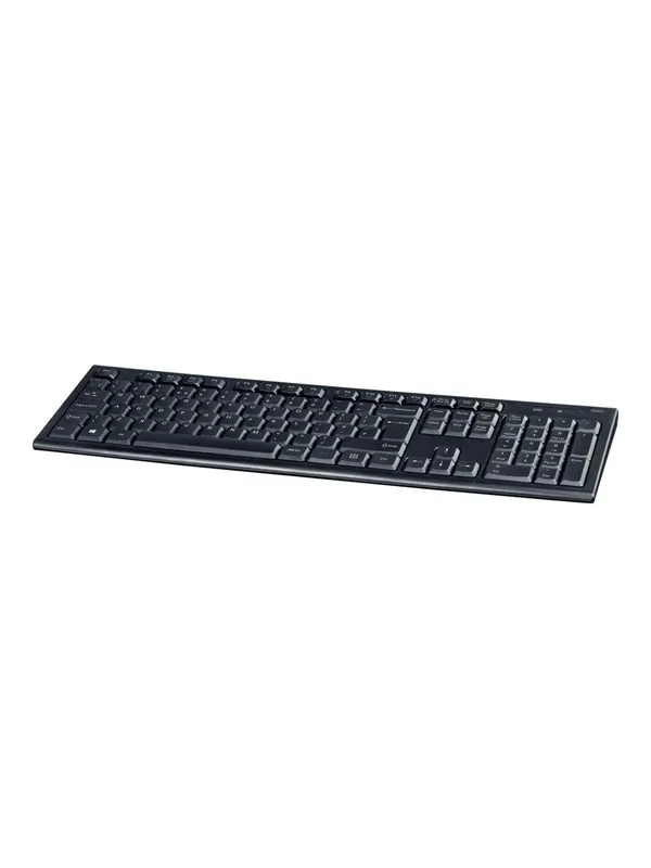 Deltaco wireless keyboard.105 keys USB receiver - Tastatur - Engelsk (Storbritannia) - Svart