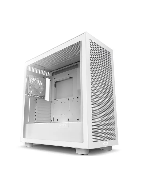 NZXT H7 Flow Matte White - Kabinett - Miditower - Hvit