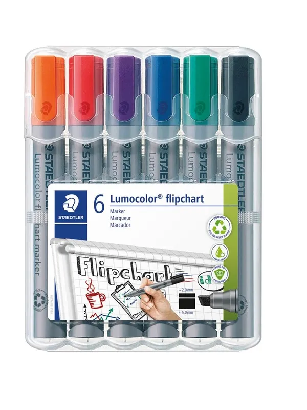 Staedtler Flipchart marker Lumocolor 6pcs.box